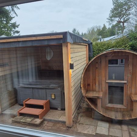 Luxe Boshuisje Met Prive Wellness & Jacuzzi Op De Veluwe 에르멜로 외부 사진