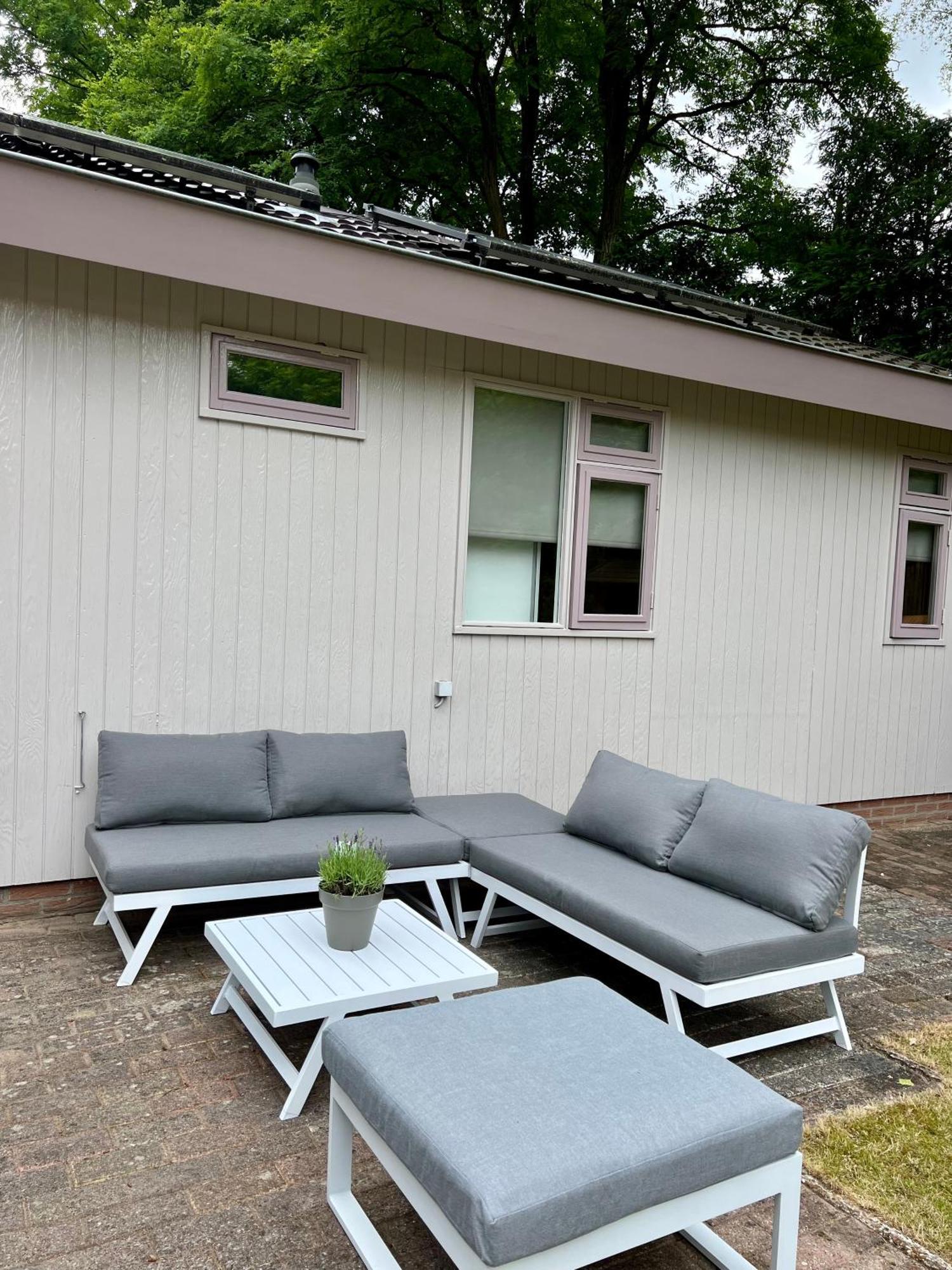 Luxe Boshuisje Met Prive Wellness & Jacuzzi Op De Veluwe 에르멜로 외부 사진