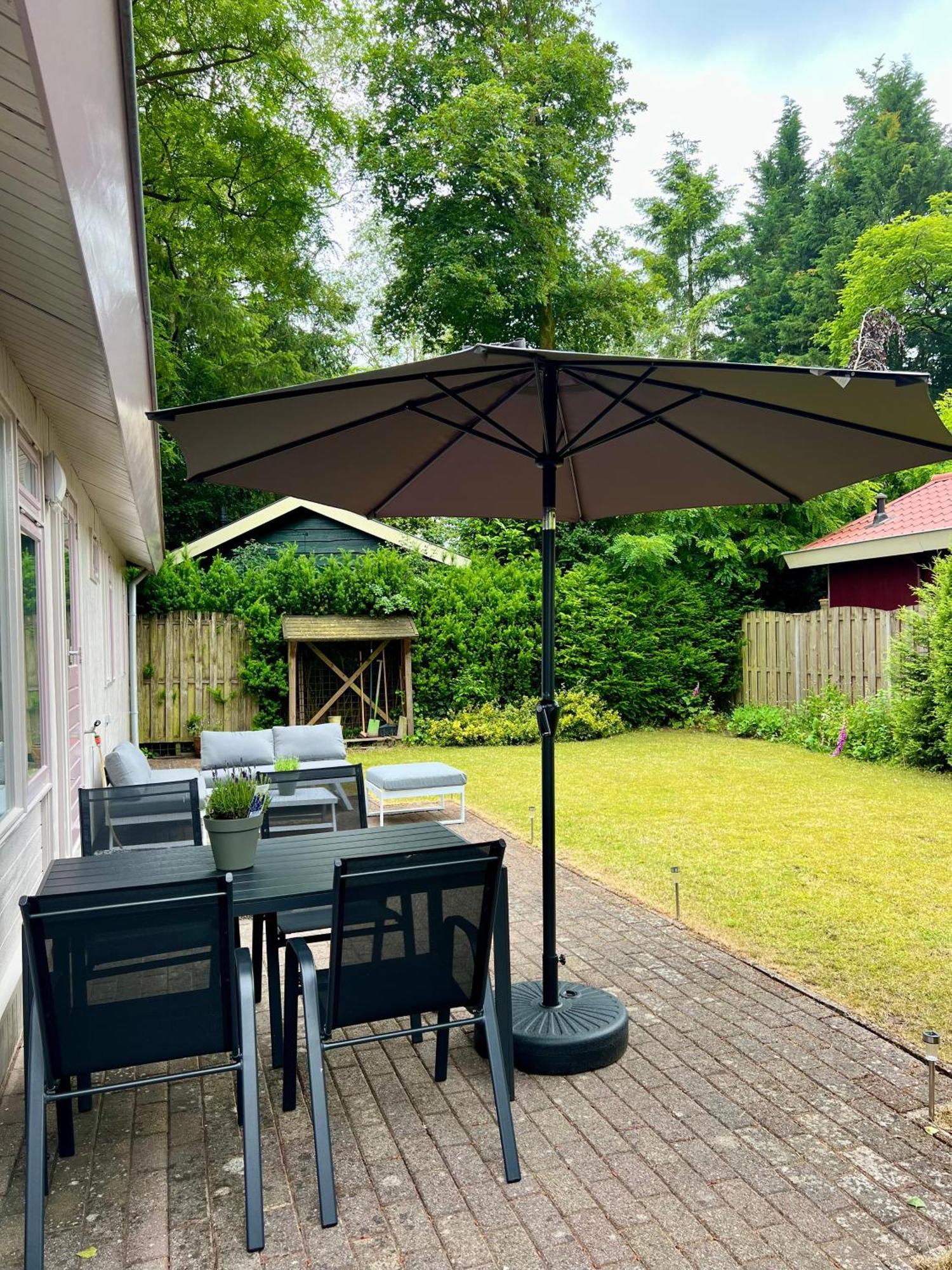 Luxe Boshuisje Met Prive Wellness & Jacuzzi Op De Veluwe 에르멜로 외부 사진