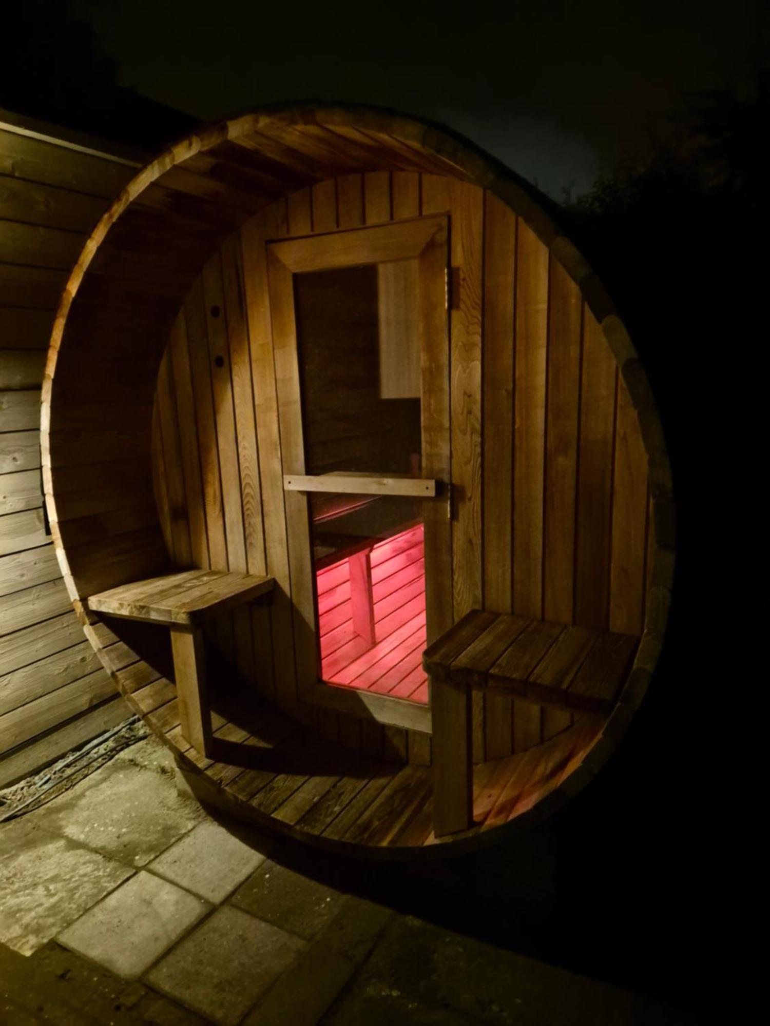 Luxe Boshuisje Met Prive Wellness & Jacuzzi Op De Veluwe 에르멜로 외부 사진